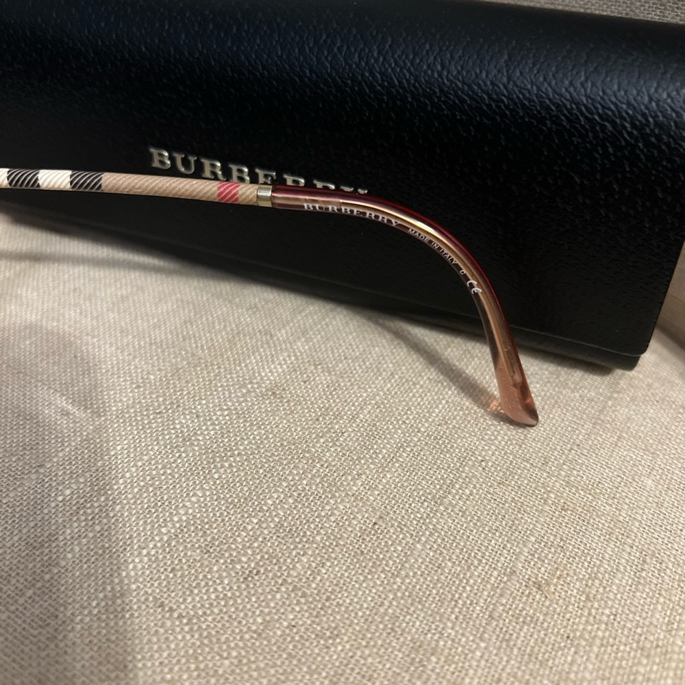 NWOT BURBERRY B4239 HERITAGE Check Havana Brown Frame Sunglasses & Burberry Case - Picture 6 of 15